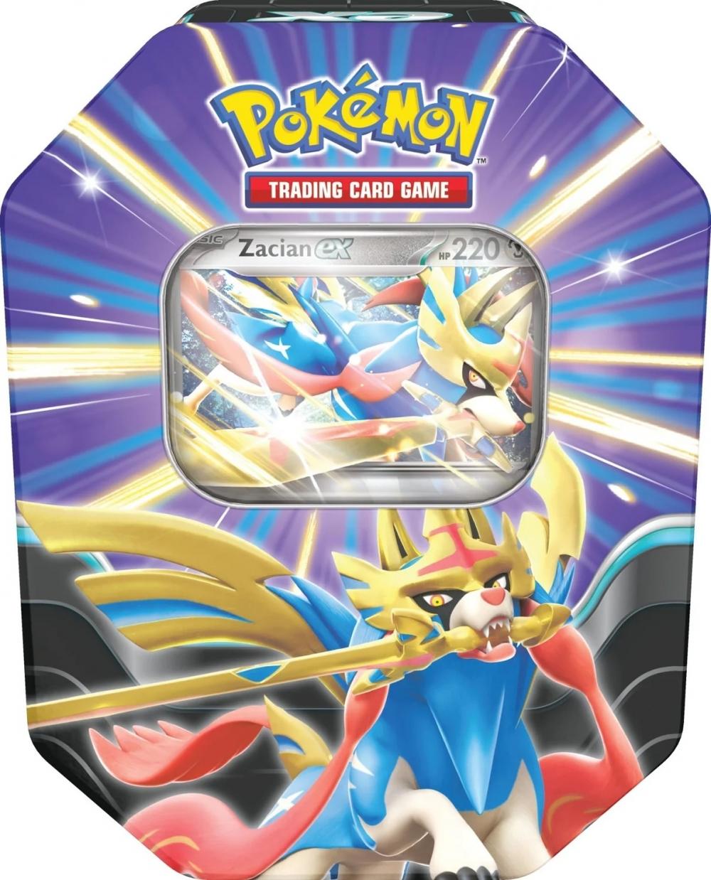 Pokemon Slashing Legends Tin Zacian ex