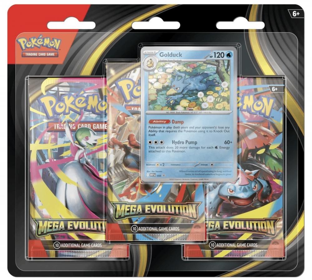 Pokémon Mega Evolution 3-Pack Blister – Golduck
