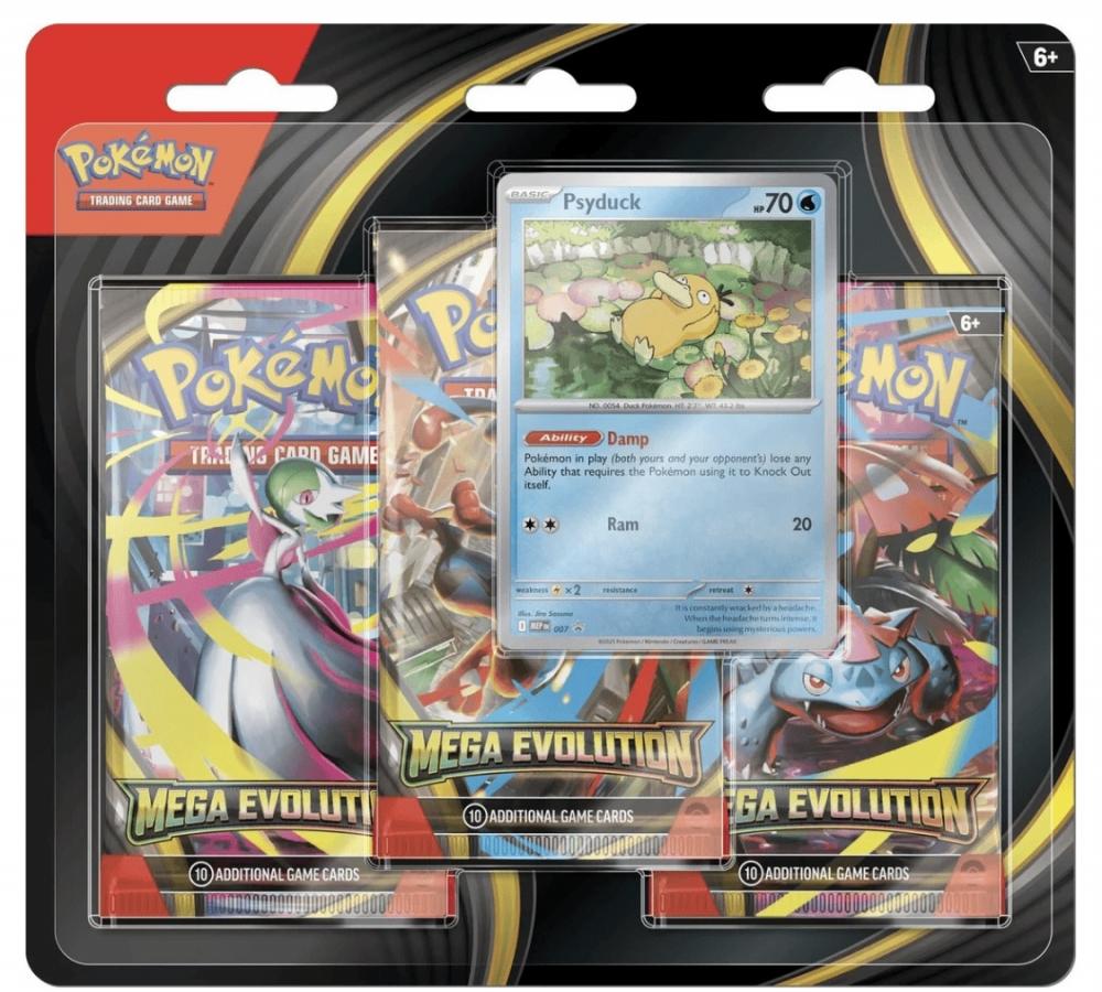 Pokémon Mega Evolution 3-Pack Blister – Psyduck